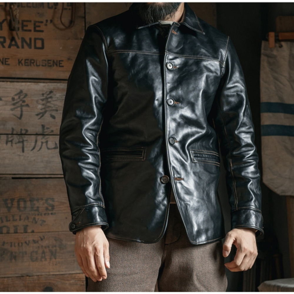 Lot 339 1920s Horsehide Leather Coat Out Of Stock On Bronson Mfg Website 36